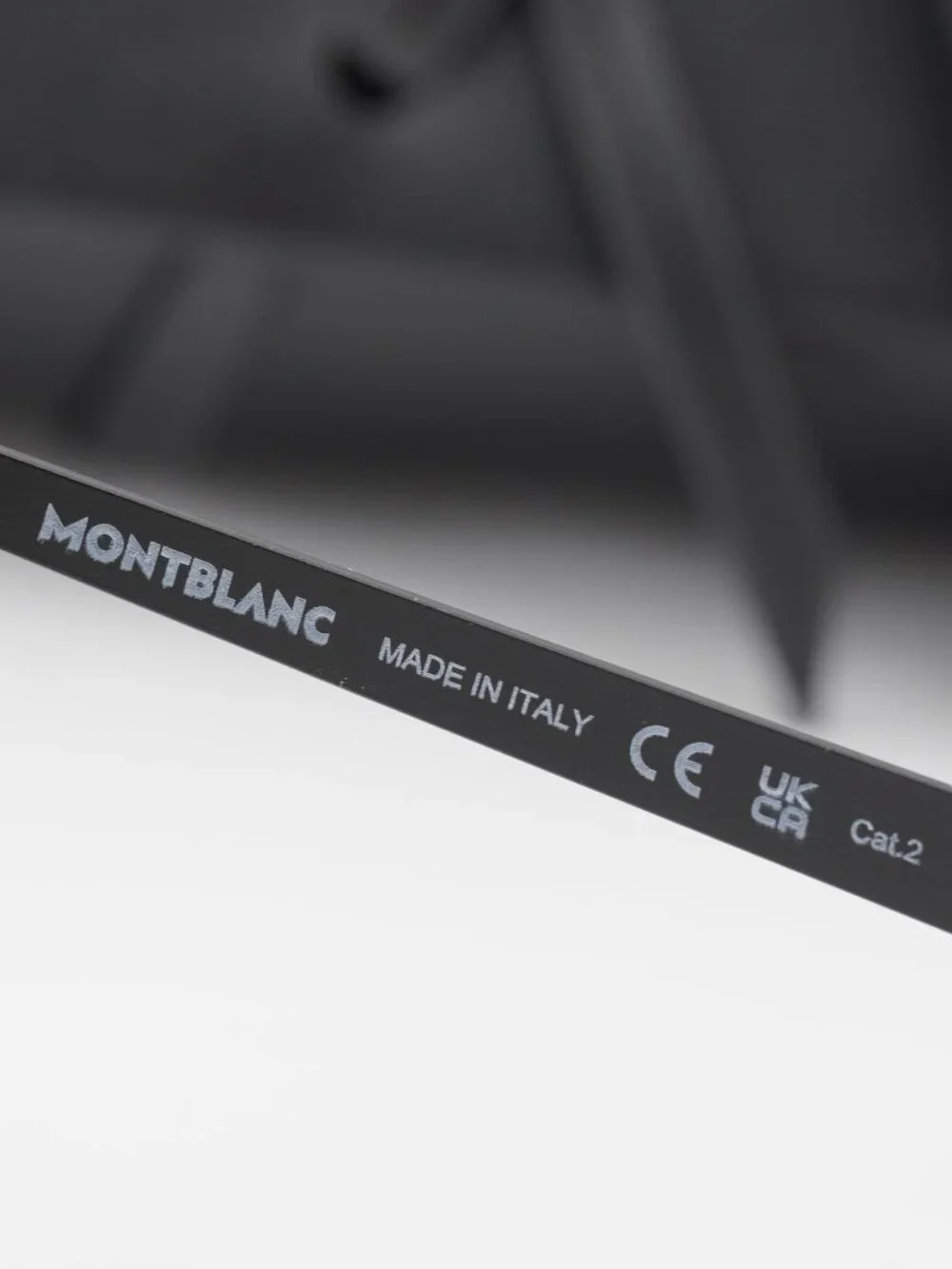 Montblanc MB0330S 002 Square Sunglasses - Grey / Black / Green